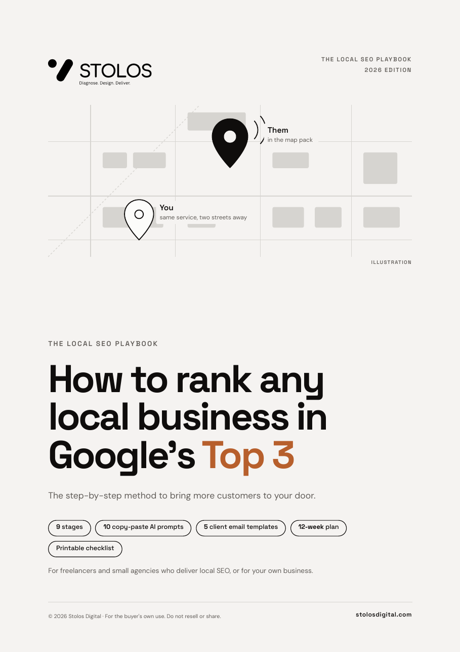 Cover of The Local SEO Playbook